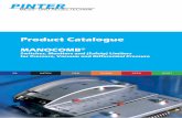 Product Catalogue MANOCOMB Pressure Switch Catalogue MANOCOMB ® Switches, Monitors and (Safety) Limiters for Pressure, Vacuum and Differential Pressure SIL VdTÜV PED DVGW ATEX GOST