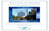 VILLAGE OF SALEM - New York Department of State · Village of Salem Dissolution Plan i Acknowledgments The Village of Salem would like to recognize and thank the many staff people