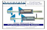MANUAL, ProPanel, Rev E - Foundationproscale.com/downloads/Discontinued_Products/ProPanel_FW2.x_Man… · ProPanel & ProPanel-RF Page 3 of 40 WARRANTY Accurate Technology, Inc., warrants