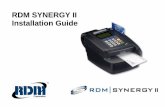 RDM Synergy II Installation Guide (Revision C) - 1st National · This manual, the RDM SYNERGY II Installation Guide, is intended for RDM SYNERGY II units only.