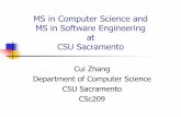 MS in Computer Science and MS in Software Engineering at ...athena.ecs.csus.edu/~arad/csc209/DegreeRequirements.pdf · MS in Software Engineering at CSU Sacramento ... CSc250, 252,