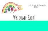 Welcome Back! - Clarkstown Central School District · You will get a report card at the end of ... ***Remember you are in the cafeteria based on your team and part of middle school