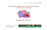 Cardiac Nurses: Arrythmia - uhbristol.nhs.uk€¦ · Cardiac Nurses: Arrythmia ... AF can have adverse consequences related to a reduction in cardiac output and to atrial ... medications