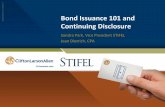 Understanding Bond and Bond Compliance · •The bond process ... – A special assessment receivable and a deferred in flow of ... underwriter’s discount and any other bond issuance