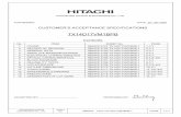 LCD Datasheet By Beyondinfinite HITACHI ELECTRONICS CO., LTD. FOR MESSRS: DATE: Jan. 09th 2009 CUSTOMER’S ACCEPTANCE SPECIFICATIONS TX14D17VM1BPB Contents No. ITEM SHEET No. PAGE