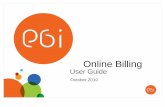 User Guide - PGieu.pgi.com/billing/Online_Billing_User_Guide.pdfOnline Billing User Guide October 2010 General Navigation Tips Some Reporting Sections of the website will contain Search