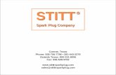 STITT · STITT S-R107-2 Spark Plug. Schematic of Ceramic Insulator Construction Terminal Post / Center Insulator Conducting Rod High Temperature Copper and Borosilicate