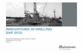 INNOVATIONS IN DRILLING DAP 2015 - Well Engineering …wellengineering.nl/wp-content/uploads/2015/03/Drilling-with-small... · INNOVATIONS IN DRILLING DAP 2015 MAARTEN MIDDELBURG