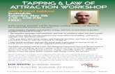 Tapping & Law of Attraction Workshop - yogavillage.net of attraction and how to Tap away: * Your negative thoughts and negative energy, and how to turn them to positive thoughts and
