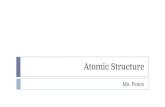 Atomic Structure - Ms. Peace's Chemistry Class€¦ · Main Menu Dalton’s Theory In 1808 John Dalton developed an atomic model that was supported by experimental data This model