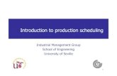 Introduction to production scheduling - unipd.itpini/fse-doc/scheduling/Introduction to... · Introduction to production scheduling ... Workforce scheduling ... A representation of