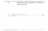 6 Writing Device/PLC Data in Excel File - hmisource.com · Pro-Server EX Reference Manual 6-1 6 Writing Device/PLC Data in Excel File ... refer to "5 Creating a Form Using Excel".