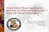 United States Patent Classification Workshop for … States Patent Classification: Workshop for Patent Information User’s ... MAINLINE – subclasses at ... Class 260 CHEMISTRY OF