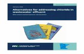Alternatives for addressing chloride in wastewater … for addressing chloride in wastewater effluent • February 2018 Minnesota Pollution Control Agency 2 How does the Minnesota