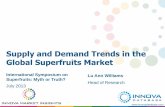 Supply and Demand Trends in the Global Superfruits Market · Supply and Demand Trends in the Global Superfruits Market International Symposium on ... Growth path for „superfruit‟