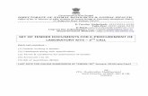 SET OF TENDER DOCUMENTS FOR E-PROCUREMENT …darahwb.org/tender_doc/te284.pdf · Departmental Website: SET OF TENDER DOCUMENTS FOR E-PROCUREMENT OF LABORATORY KITS ...