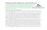 Pattonville Notices and Policies the assistant superintendent for special ... student or other person serving on an official committee, ... showing your student’s role in a drama