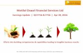 Motilal Oswal Financial Services Ltdmotilaloswalgroup.org/Downloads/IR/...Q4FY16-Earnings-Presentation.pdfMotilal Oswal Financial Services Ltd ... ~400 bp in FY15 Research Coverage