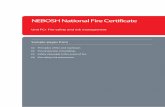 NEBOSH National Fire Certificate - ACT Associates · NEBOSH National Fire Certificate Unit FC1 Fire safety and risk management ... establish the source and likelihood that a fire