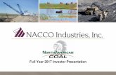 Full Year 2017 Investor Presentations2.q4cdn.com/648240483/files/doc_presentations/NC-FINAL-Investor...The North Dakota Public Service ... NoDak Energy Services LLC Bisti Fuels Company