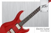 Electric Guitar - Peavey Electronicsassets.peavey.com/category/manuals/1152_25550.pdf · 4 So, you are the owner of a new Peavey Electric Guitar. Congratulations! Your purchase proves