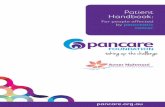 Patient Handbook - Pancreatic Cancer Organisation | …€¦ ·  · 2017-06-22This booklet is for anyone who has recently been ... affect my overall wellbeing? 26 Clinical trials