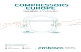 COMPrESSOrS EUrOPE - Gafco-Altron Compressors Europe Jan... · COMPrESSOrS EUrOPE r134a r404A/r507 ... Embraco is a company specialized in cooling solutions and ... r-134a 93 217