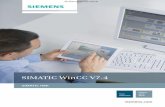 DVD Booklet WinCC Trial V7 - Siemens Global Website WinCC V7.4 Trial Software Installation The installation program starts automatically when you insert the product DVD. If you have