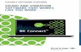 SOUND AND VIBRATION SOFTWARE THAT WORKS ... sound and vibration professional works a little differently. BK Connect is designed around unique user workflows and tasks so that you get