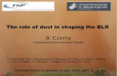 The role of dust in shaping the BLR B. Czerny - as.utexas.edu · The role of dust in shaping the BLR B. Czerny Copernicus Astronomical Center In collaboration with J. Modzelewska,