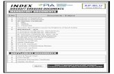 S.No. Documents / Subject€¦ ·  · 2018-05-15Aircraft List Insured Value Performa ... 3 Residual Disinsection Certificate 4 Captain De-Brief. INDEX ... CFM56-5B4 Maximum Take