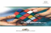 CHALLENGES INSPIRE NEW OPPORTUNITIES. - …bhilwaraenergy.com/Uploads/File/bel_ar2008_09.pdf ·  · 2016-09-03CHALLENGES INSPIRE NEW OPPORTUNITIES. Annual Report 2008-2009 ... Cotton