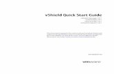 vShield Quick Start Guide - vShield Manager 5.0 Quick Start Guide vShield Manager 5.0.1 vShield App 5.0.1 vShield Edge 5.0.1 vShield Endpoint 5.0.1 This document supports the version