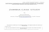 ZAMBIA CASE STUDY - Home | Food and Agriculture ... PRODUCTION AND PRODUCTIVITY ZAMBIA CASE STUDY by Derrick Sikombe Agricultural Economist Ministry of Agriculture and Cooperatives,