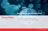 Essentials of pH Measurement - Ohio Water Environment ... · The world leader in serving science Tim Meirose, Technical Sales Manager. Thermo Scientific Electrochemistry Products