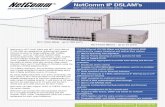 NetComm IP DSLAM · NCT-1000 (Mini) - up to 288 ports NCT-1020 (Micro) - up to 72 ports NetComm’s NCT-1000 (Mini) and NCT-1020 (Micro) IP DSLAMs are designed for delivering high