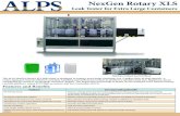 NexGen Rotary XLS - Leak Testers | Leak Inspection ... NexGen XLS Brochure.pdf · No Timing Screw Reduces change parts and eliminates potential handling ... NexGen Rotary XLS 16 5-gallon