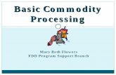 Basic Commodity Processing - fns-prod.   Commodity Processing Topics yWhat is Commodity Processing? yProcessing Popularity Trends yProgram Partners yCommodity Processing