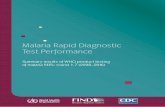 Malaria Rapid Diagnostic Test Performanceapps.who.int/iris/bitstream/10665/258597/1/9789241512916-eng.pdf · Malaria rapid diagnostic test performance: ... Third-party materials.