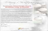 Merry Christmas! - griffith.nsw.gov.au John Dal... · Merry Christmas! PO Box 485, Griffith NSW 2680 Ph: 6962 8100   RM2217574 AS 2014 draws to a close, and we ...