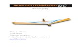 HET-Flying wing - Modelflight CHANNEL COMPUTER RADIO SYSTEM ... ( 185 mm on test model) Throws: ... Although the flying wing is a stable airplane, ...