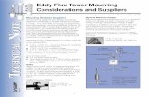 Eddy Flux Tower Mounting Considerations and Suppliers ·  · 2017-10-05Eddy Flux Tower Mounting Considerations and Suppliers Technical Note #132 T ECHNICAL N OTE T ... Eddy covariance