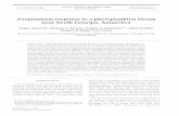 Zooplankton response to a phytoplankton bloom … response to a phytoplankton bloom near South Georgia, Antarctica ... might have come from diatoms adhering to the feedingPublished