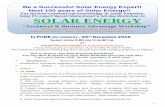 For techno-commercial knowledge in solar industry, … 1. Amazing session. Anybody planning to start Solar Business should attend this workshop. In one day, you get techno-commercial