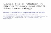 Large-Field inflation in String Theory and CMB …cosmo2014.uchicago.edu/depot/invited-talk-silverstein-eva.pdfAs they map the universe with extraordinary coverage and precision, CMB/LSS