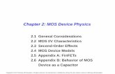 Chapter 2: MOS Device Physics - University of Rhode … 2: MOS Device Physics - University of Rhode Island ... 67 •. •. •.
