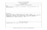 UNCLASSIFIED AD NUMBER LIMITATION CHANGES USAATA PROJECT NO. 63-20 JOHN T. BLAHA Project Engineer JOHN A. JOHNSTON Major, U.S. Army, TC Project Pilot AUTHENTICATED BY: …