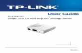 TL-PS310U Single USB 2.0 Port MFP and Storage …¾ 1-USB 2.0 Port MFP and Storage Server