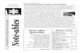 ables - Karen Hunter Piano Studio 2 A NEWSLETTER FOR WELS PIANO TEACHERS NOTE-ABLES January 2011 Volume 14 Issue 3 Purpose: NOTE-ABLES is published 3 times annually (January, May,