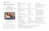 Filmkatepaulsen.com/paulsenresume2016.pdfUncle Vanya Yelena Apollinaire Theatre Co. Romeo and Juliet Height: 5’7” Lady Capulet Brown Box Theatre Henry VI, Part 3 Elizabeth/Clifford